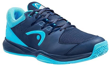 HEAD Herren Grid Indoor Shoe, Dark Blue Squash-Schuh, Dunkelblau Aqua, 41 EU