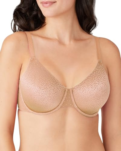 Wacoal Plus-Size Visual Effects Minimizer Full Figure Bra Women's Bra, Praline, 40DD