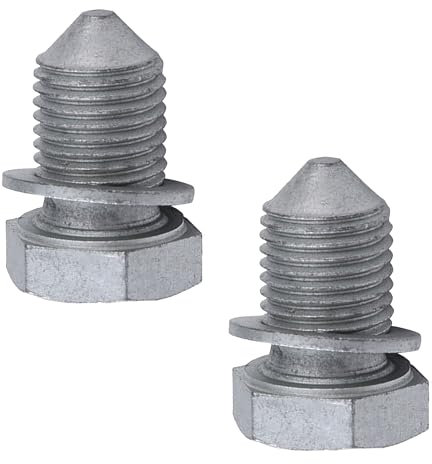 2 Stück Ölablassschraube, N90813201 N90813202 Ölablassschraube m14x1,5, Öl Ablassen Schraube, Dichtring Ölablassschraube für Autos