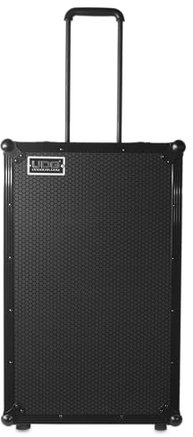 UDG FlightCase Scratch (Turntable Battle/PLX-CRSS12 & 25.4 cm/30.5 cm Mixer) Black Plus (Laptop, Trolley & Wheels)