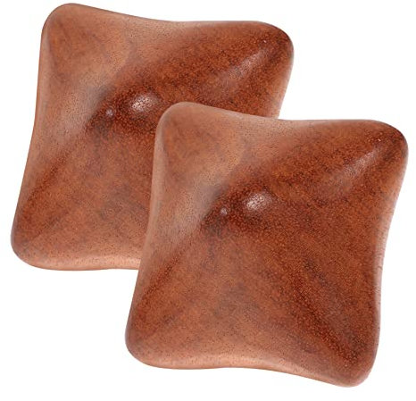 Ipetboom 2pezzi Palline in Legno Per Mani Per Esercizi Di Terapia Manuale Forma Creativa Per Casa e Negozio