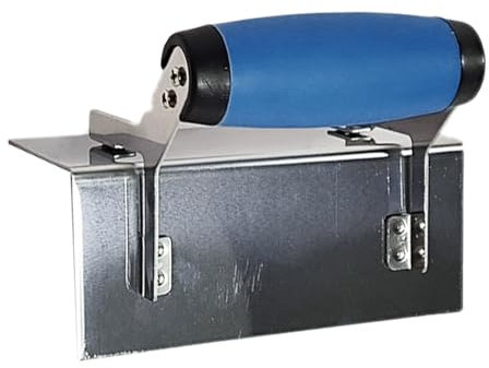 Spatola angolare da parete in acciaio inox, facile da usare, con impugnatura comoda, per fai da te e