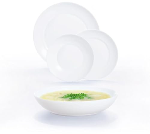 Luminarc Apy Vaisselle Opale Passe au Micro-Ondes Passe Au Réfrigérateur Empilable