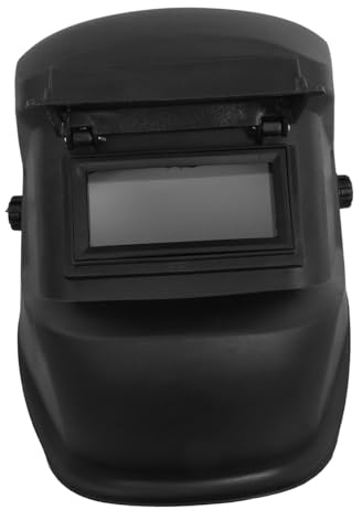 DEARMAMY Maschera per Saldatura Nera in PC Lente Resistente Casco da Lavoro per Saldatori Protezione Robusta e Vestibilità Confortevole Durante la Saldatura