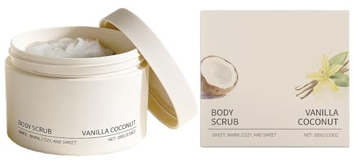 Gommage Corps - 100g Apaisant Hydratant Soins Personnels - Gommage Corporel Hydratant,Pour Salle de Bain Douche Nettoyage Quotidien Voyage Maison Temps de Bain Hygiène Personnelle Vacances Pré-Rasage