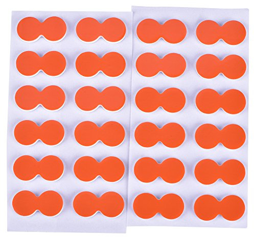 EVA Fly Fishing Floats Strike Indicator Tackle Accessories 24Pcs Bright Color Round Orange