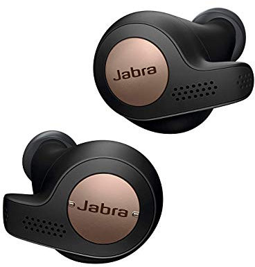 Jabra Elite Active 65t Earbuds – Passive Noise Cancelling Bluetooth Sport Earphones with Motion Sensors for Fitness Tracking – True Wireless Calls and Music – Copper Black, Exclusive to Amazon