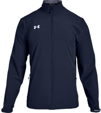 Under Armour Men's Hockey Warm Up Jacket, Midnight Navy (410)/White, Small