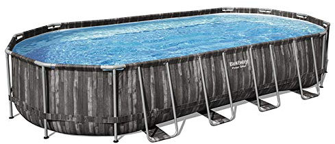 Piscina Fuori Terra Ovale Bestway Power Steel 7,32 x 3,66 x h.1,22 m (Kit Base)