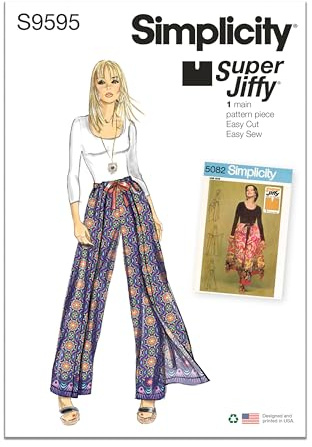Simplicity SS9595OS Misses Skirt/Pants OS (One Size Only)