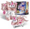 Super Wings Transformations-Flugzeug Supercharged Golden Girl, ca. 12,7 cm große Spiel-Figur für Kinder, Spielzeug-Flugzeug und Roboterfigur für 3+ Jahre Alten Jungen Mädchen