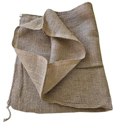 EraGreen 10 stycken jutesäckar 50 cm x 85 cm potatispåse – vinterskydd för kruka – kubelväxter rostskydd för växter – multifunktionell trädgårdspåse