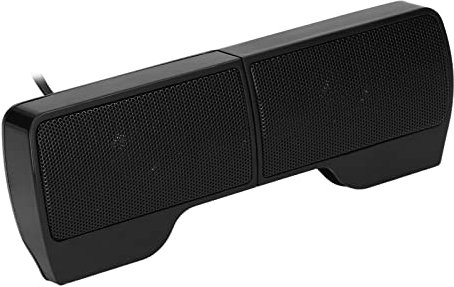 KIMISS Altoparlanti per Laptop, Monitor Cablato Alimentato Tramite USB Clip per Soundbar su Altoparlanti per Monitor Altoparlante Stereo Stereo con Clip per Schermo Notebook Tablet TV