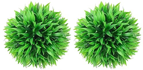 Generico Sfere di Bosso Artificiale 2 pz 20 cm,Casa e Giardino,Arredo,Flora artificiale-315472