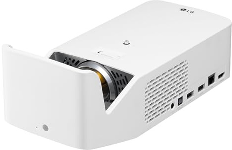 LG Electronics CineBeam Vidéoprojecteur LED HF65LSR Focale Ultra Courte pour Home Cinema, 1000 Lumen, FHD 1080p, Projection Entre 60~100, Smart webOS 4.0, Bluetooth Audio, Haut-parleurs intégrés