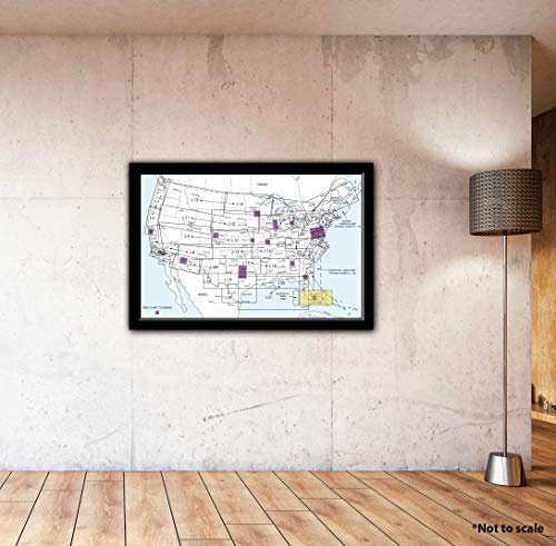 FAA Chart: Enroute Low Altitude L23/24 ELUS23 (Current Edition). Art Print Quality, Suitable for Framing. Current Edition Printed on Demand. Ships Rolled - Not Folded.