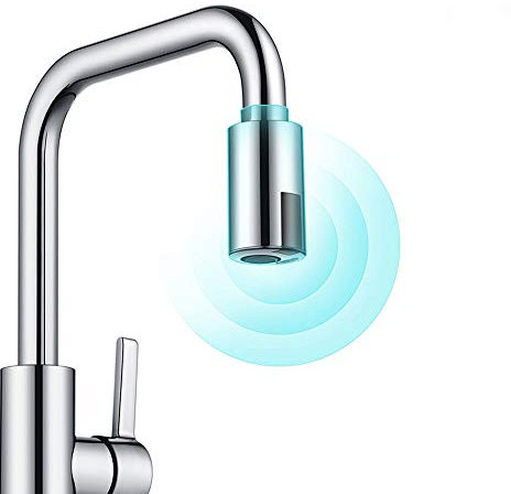 ALLOMN Robinet Intelligent, Adaptateur de Robinet sans Contact Dispositif D'économie D'eau Capteur Infrarouge Adaptateur D'économiseur D'eau Capteur de Robinet D'eau Adapté M22 M24 Buse de Robinet