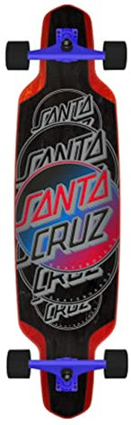 Santa Cruz er Contra Eclipse Drop Down Factory Komplettes Skateboard, Multi, 95,3 cm