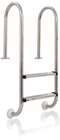 JLVAWIN Scale per piscina per piscine interrate, scala per piscina, piedini in gomma antiscivolo per piscina e sistema di uscita