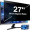 Mamol Blickschutzfilter, 27 Zoll, Premium-Optik 16:9, abnehmbar, Blickschutz, PC, für 27 Zoll, 16:9 Monitor, Widescreen Computer