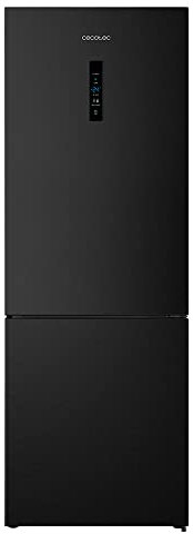 Cecotec Kühlschrank Kombi 2 Türen Bolero CoolMarket Kombi 495 Dark E. 495 L, Höhe 200 cm und Breite 70 cm