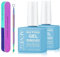 Gel Nagellackentferner, Shellac Entferner 2 Stück, Abziehen In 3-6 Minuten, Perfekt für Shellac, UV Nagellack, Acrylnägel, Tu den Nägeln nicht weh, zusätzliches Zubehör
