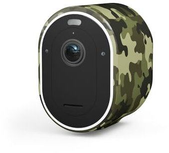 Arlo Zertifiziertes Zubehör, Wetterfeste Hülle Aus Silikon, Kompatibel Mit Arlo Pro 3, Pro 4, Pro 5, Ultra 2 Überwachungskamera Aussen WLAN, Tarnhaut, Blätter