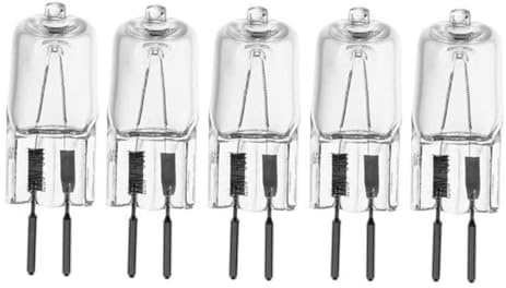 G6.35 halogenlampa pärlor 12V 24V 230V 20W 35W 50W 75W 100W 150W 200W 2-stift varmvita dimbara L halogenlampor 5 st. 24V 50W