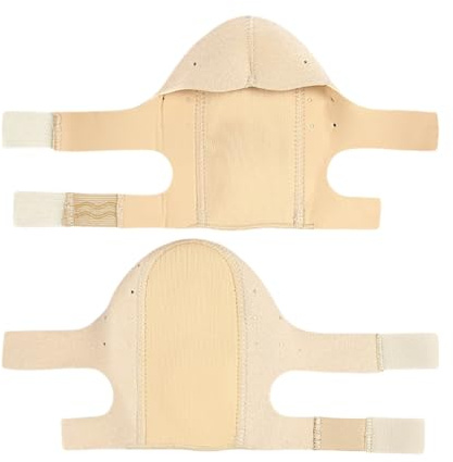 Vyloky justerbart ankelbandage | Stötdämpande design | Lämplig för plantar fasciit, artrit och ankelstuvningar | Lämplig för sportskador och smärta (hudfärg, L)