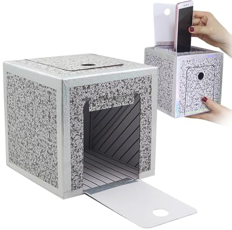 Nudorpn Boîte Magique pour astuces de Magie rapprochée, Jouet Magique Vide Portable, boîte à Magie légère, pour Anniversaires, réunions de, événements, Voyages, Festivals, Spectacles de scène