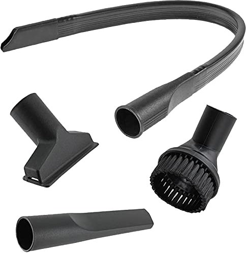 SPARES2GO Car Cleaning Valet Kit with Long Flexible Crevice Tool for Karcher Vacuum Cleaner (35mm)