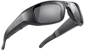 OhO Video Glasses 4K Pro, 24M Resolution H.265 Sports Cam Sunglasses with Built-in 32GB Memory for Outdoor Sport Unisex