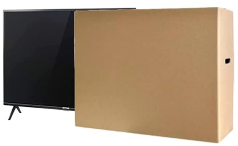 65 inch TV Removal Cardboard Moving Box - ideal for Screens, Artwork, Mirrors & Pictures (10)