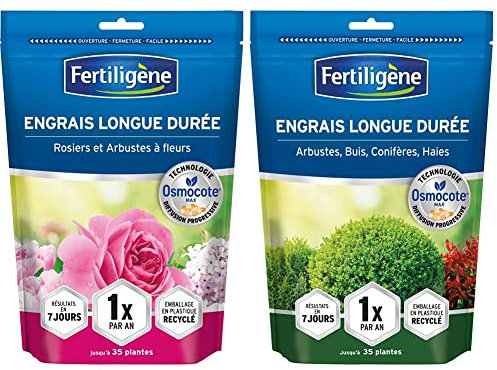 Fertiligène Engrais Longue durée Osmocote Max Rosiers et Arbustes à Fleurs 700g Engrais Longue durée Osmocote Max Arbustes, Buis, Conifères, Haies 700g