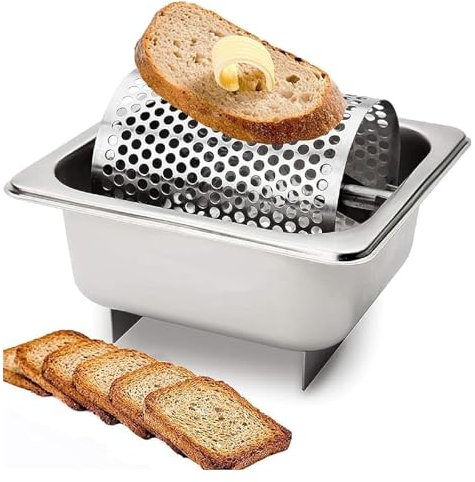 NGARY Butterverteilerrad, Edelstahl-Butterroller Mit 36 ​​Unzen Fassungsvermögen Und Abnehmbarem Design, Verteilt Butter Gleichmäßig, Für Den Familiengebrauch Im Innen- Und Außenbereich