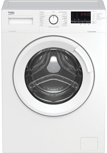 Beko WML71433NRS1 7kg Frontlader Waschmaschine, 1400U/min, 60cm breit, Watersafe,Hygiene+, StainExpert, AddXtra, weiß