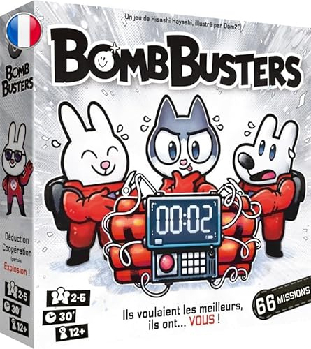 Asmodee | Bomb Busters | ES | Cocktail Games | 12+ | 2-5 Jugadores | 30-60 Minutos | Juego Familiar | Juego de Mesa Cooperativa | Adultos & Niños | Desactivar la Bomba en Equipo | Estrategia