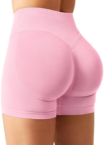 YEOREO Pantaloncini sportivi da 'donna' Invisible Scrunch Butt Lifting Gym Training Shorts 4.5 Seamless Leggings Corti per Donne Sportive