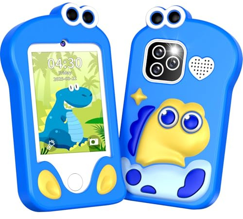 CHAKEYAKE Camara Fotos Infantil, Camara Juguete Inteligente Niños con Pantalla Táctil de 2,8, Doble Cámara, Foto y Vídeo, MP3, Audiolibro, Regalos educativos cumpleaños para niños de 3 a 8 años