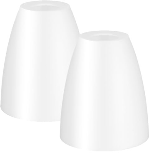 SOLUSTRE Lampenschirm Ersatz 4.5 Zoll Kunststoff Lampenschirmabdeckung Für Tisch- Und Stehlampen Schlafzimmer Wohnzimmer Dekorative Lampenschirme