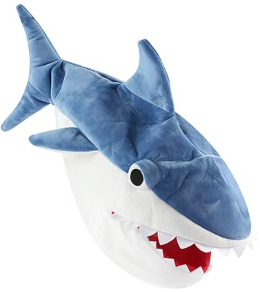 1 Piece Of Shark Swallowing Hat, Cartoon Animal, Fun Children'S Hat, Warm Headgear,