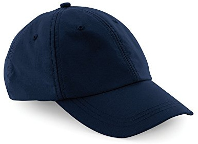 Beechfield Unisex Outdoor Waterproof 6 Panel Baseball Cap (One Size) (Navy Blue)