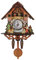 BESPORTBLE Traditional Forest Wood Cuckoo Clock - Chalet Style Retro Cuckoo Birdhouse, Wall Hanging Decoration (No Alarm)
