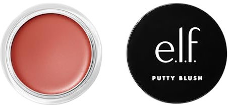 e.l.f. Putty Blush, Creamy & Ultra Pigmented Formula, Infused with Argan Oil & Vitamin E, Bali, 0.35 Oz (10g)