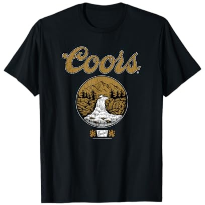 Coors Classic Circle Waterfall Design Centered T-Shirt
