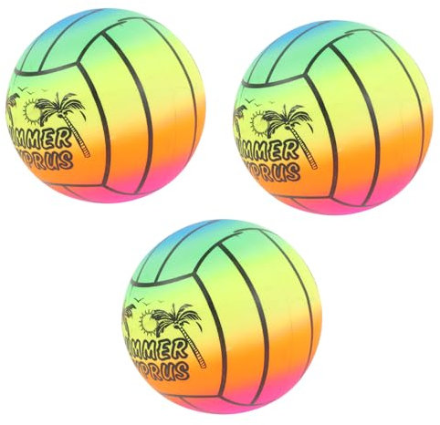 CIYODO 3 Stück 16 Handball für den Strand Hüpfbälle für Kinder Strandzubehör für Kinder Spielbälle für Kinder prallen Strandbälle Spielzeug elastischer Wasserball Kinder, die Ball Spielen