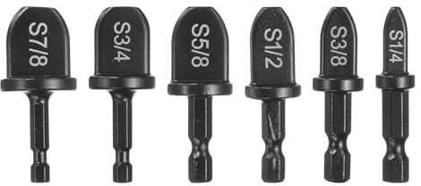 QUARKZMAN 6Pcs Con Vástago Hexagonal De 1/4 3/8 1/2 5/8 3/4 7/8