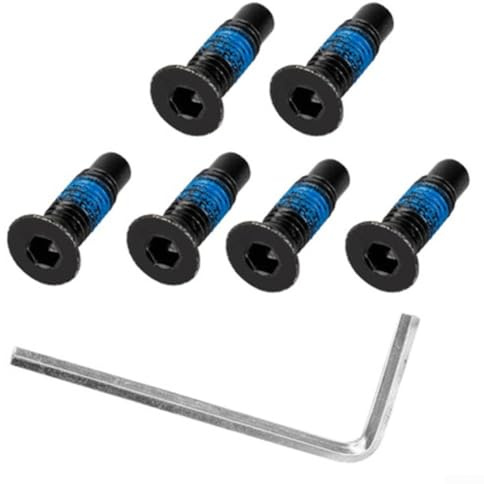 Kit de tornillos de montaje para patinetes eléctricos Ninebot, construcción de acero inoxidable con 6 tornillos y llave inglesa