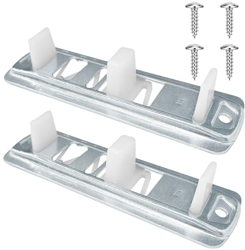 Sliding Closet Door Floor Guide Compatible with Prime-Line N 6560 (2 Pack)