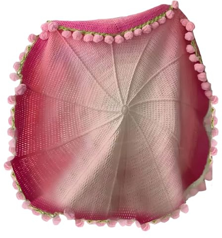 Set di coperte all'uncinetto per principianti – fiori fatti a mano con istruzioni | 3D coperta floreale coperta all'uncinetto – per adulti donne mamme decorazione della casa copriletti camera da